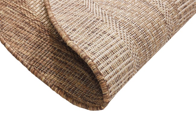 Dywan zewnętrzny Panama Natural okrągły beżowy śr.120 cm