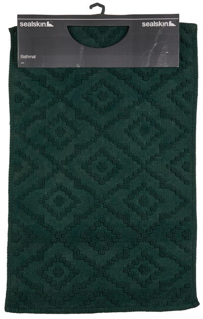 Dywanik łazienkowy Aztec zielony 60 x 90 Coram