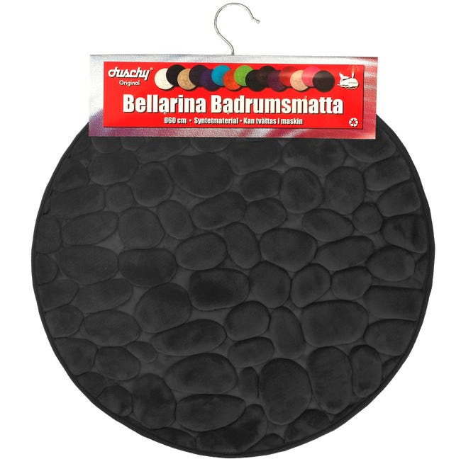 Dywanik łazienkowy Bellarina Czarny 60 x 60 Duschy