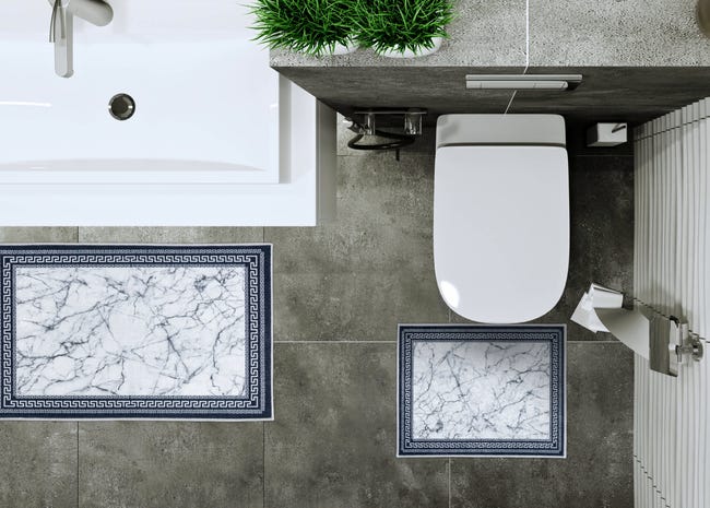 Dywanik łazienkowy Glamur Grecki 50 x 80 / 40 x 50