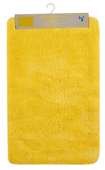 Dywanik łazienkowy żółty 50 x 80 LDY-43 Evg-Trade