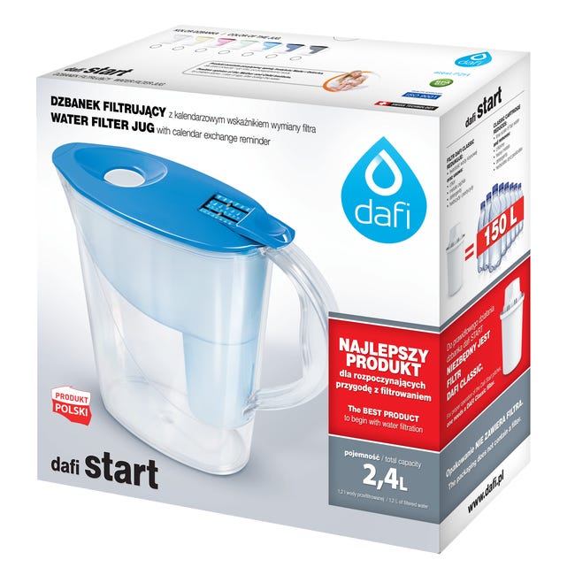 Dzbanek filtrujący Start Classic 2.4 l/1.2 l Dafi