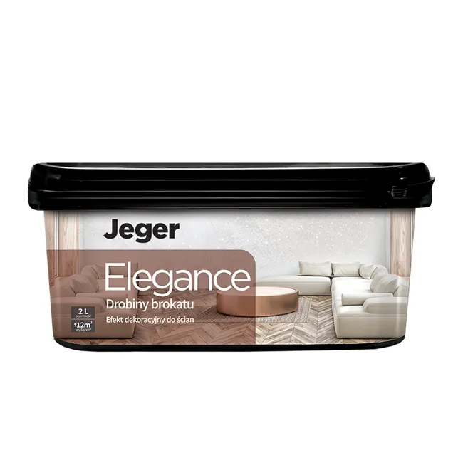 Efekt dekoracyjny ELEGANCE 2 l kolor nr 1 Drobiny brokatu JEGER