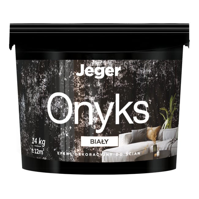 Efekt dekoracyjny Onyks 14 kg biały Jeger