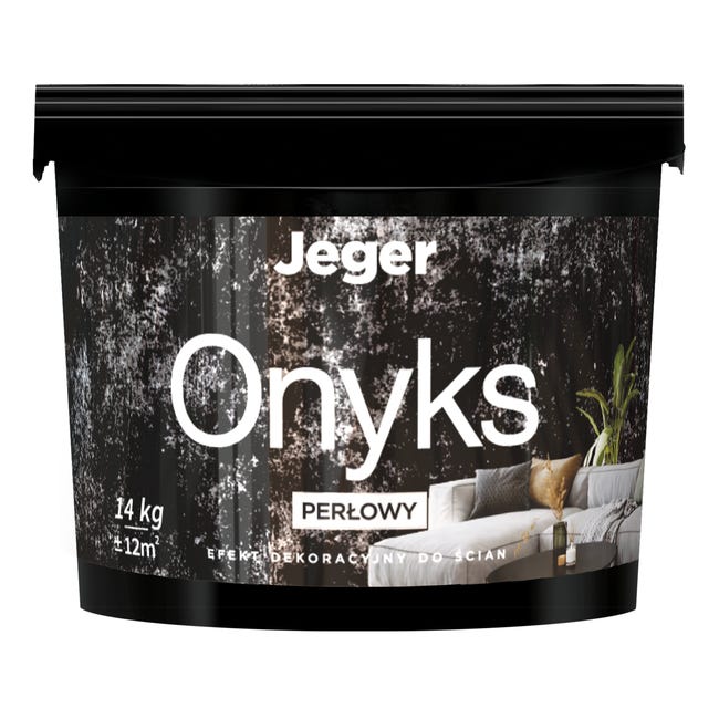 Efekt dekoracyjny do ścian Onyks 14 kg perłowy Jeger