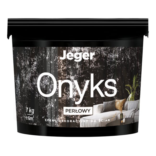Efekt dekoracyjny do ścian Onyks 7 kg perłowy Jeger