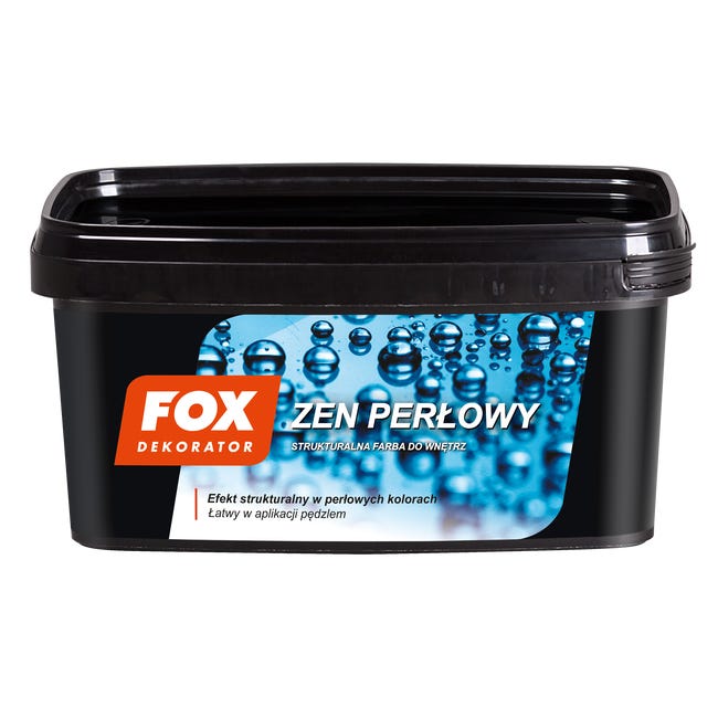 Efekt strukturalny ZEN PERŁOWY 1 l Krem kokosowy Metaliczny piasek kremowy FOX