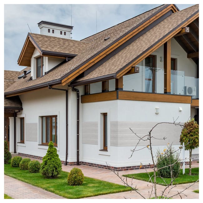 Elastyczna deska elewacyjna Biała 0.97m2 Max-Stone
