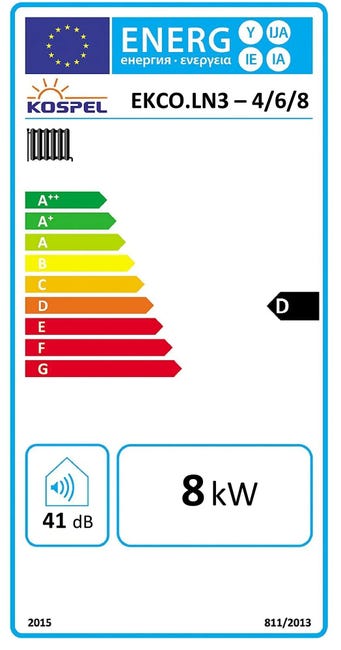 Elektryczny przepływowy kocioł centralnego ogrzewania EKC.LN3-04/06/08.PL KOSPEL