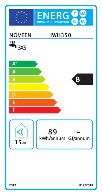 Elektryczny przepływowy ogrzewacz wody IWH350 NOVEEN