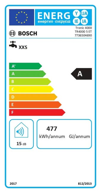 Elektryczny przepływowy ogrzewacz wody TR4000 5 ET BOSCH