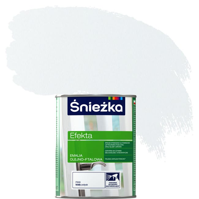 Emalia EFEKTA 0.9 l Biały Połysk ŚNIEŻKA