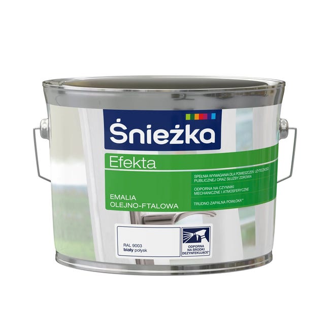 Emalia EFEKTA 2.5 l Biały Połysk ŚNIEŻKA