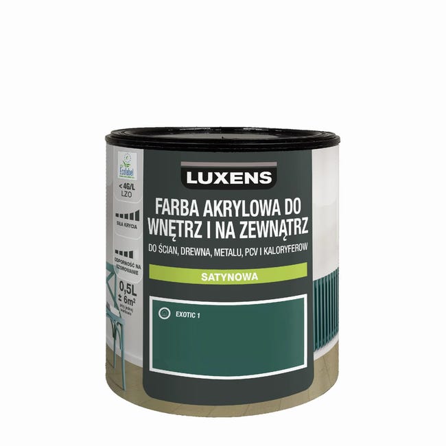 Emalia akrylowa jednowarstowa 0.5 l Exotic 1 Matowa Luxens