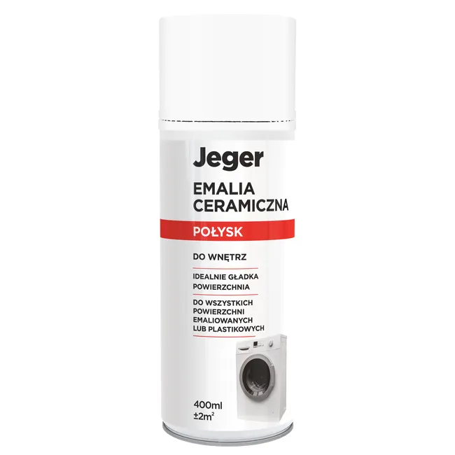 Emalia ceramiczna 0.4 l biały połysk Jeger