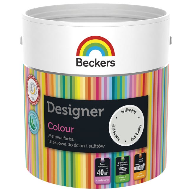Farba Beckers Designer Colour Healing Grey 2.5 l
