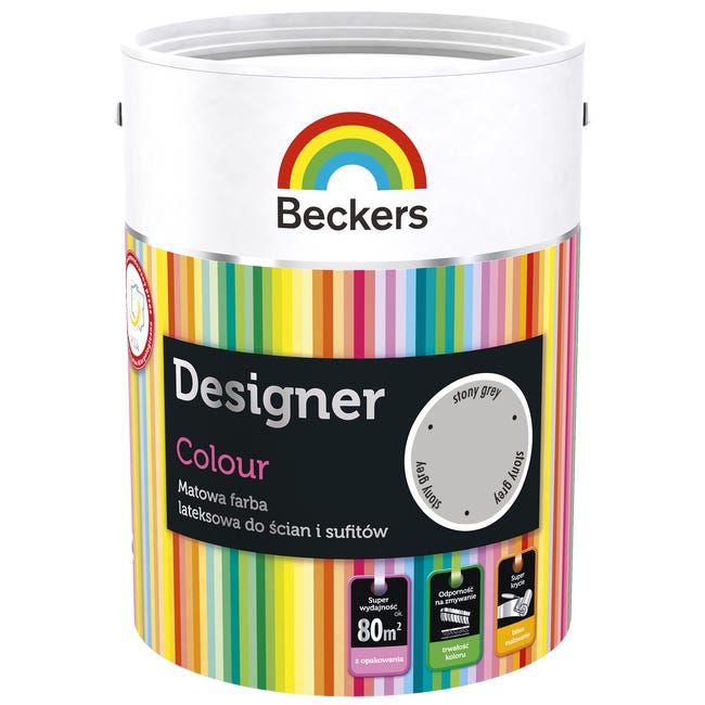 Farba Beckers Designer Colour Stony Grey 5 l