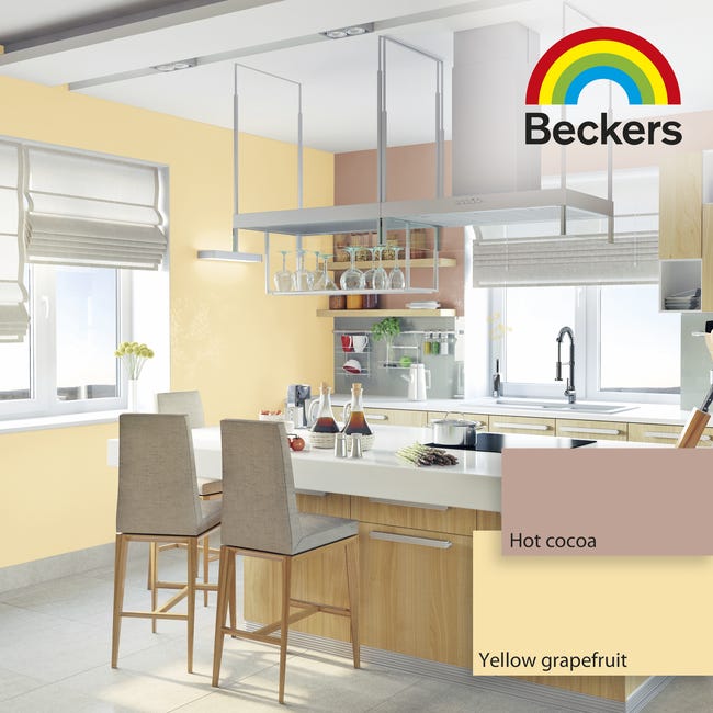 Farba Beckers Designer Kitchen & Bathroom Yellow grapefruit 2.5 l