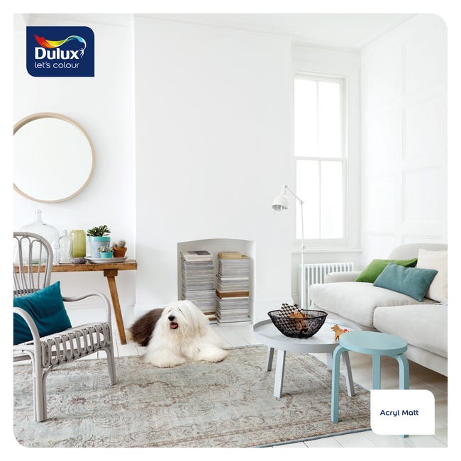 Farba Dulux Acryl Matt Biały 5 l