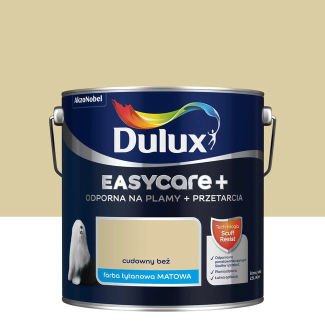 Farba Dulux Easycare+ Cudowny beż 2.5 l