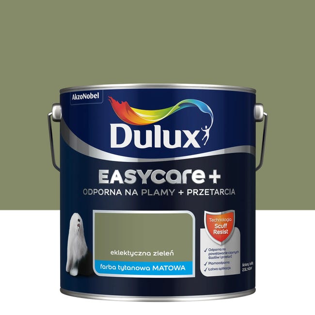 Farba Dulux Easycare+ Eklektyczna zieleń 2.5 l