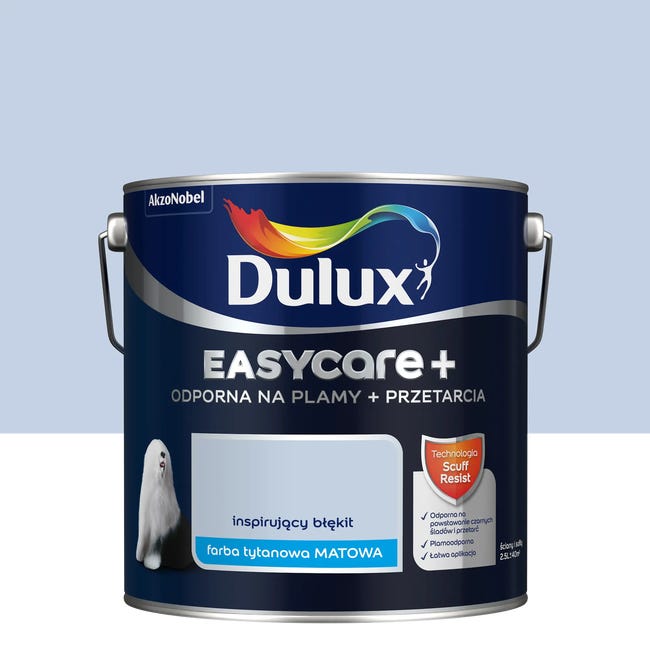 Farba Dulux Easycare+ Inspirujący błękit 2.5 l