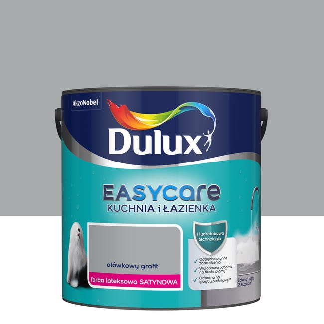 Farba Dulux Easycare Kuchnia i łazienka Ołówkowy grafit 2.5 l
