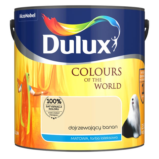 Farba Dulux Kolory świata Dojrzewający banan 2.5 l