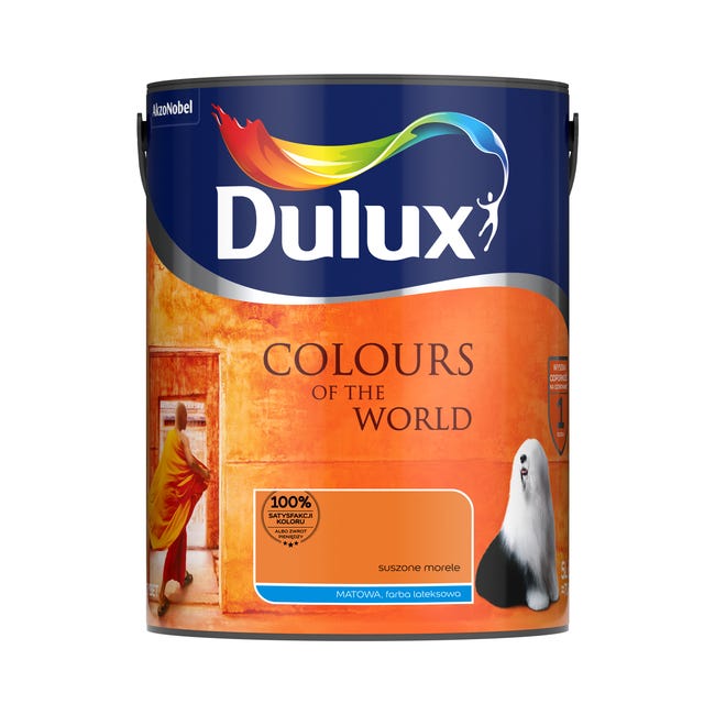 Farba Dulux Kolory świata Suszone morele 5 l