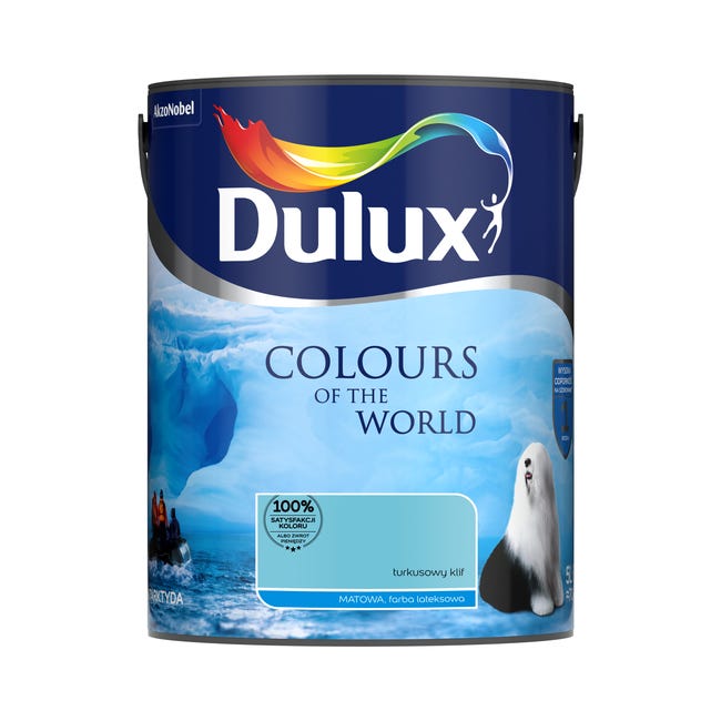 Farba Dulux Kolory świata Turkusowy klif 5 l