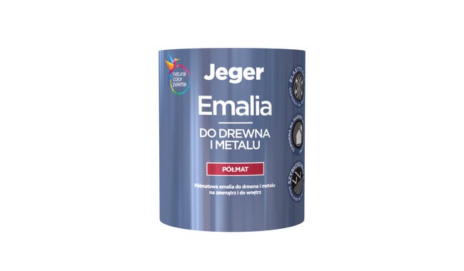 Farba Jeger Emalia 0.95 l Baza A półmat