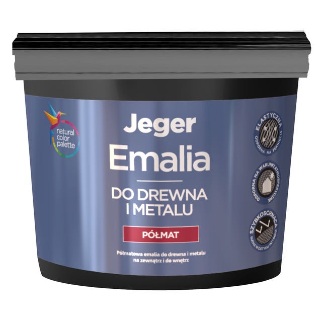 Farba Jeger Emalia 2.38 l Baza A półmat