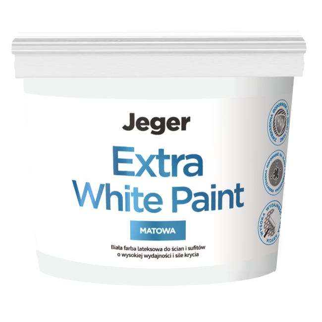 Farba Jeger Extra White Paint Biały 2.5 l