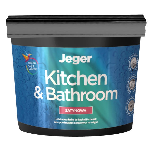 Farba Jeger Kitchin & Bathroom 2.25 l Baza A satyna