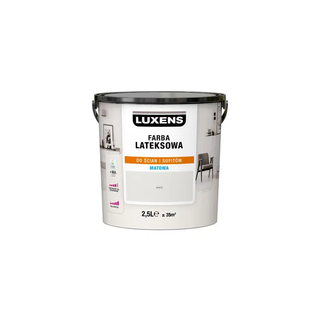 Farba Luxens Lateksowa White 2.5 l