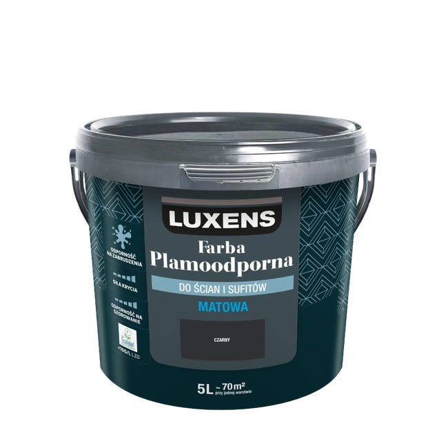 Farba Luxens Plamoodporna Black 5 l