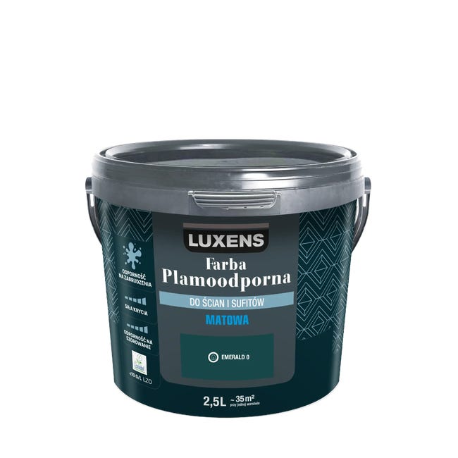 Farba Luxens Plamoodporna Emerald 0 2.5 l