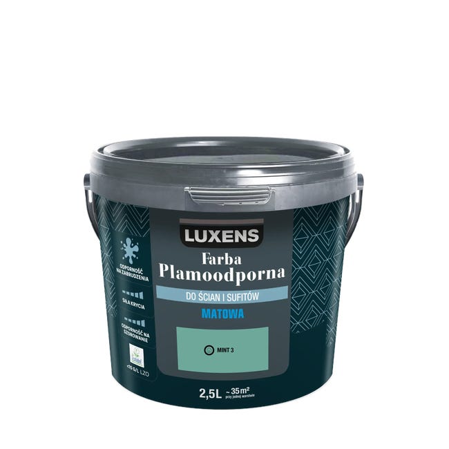 Farba Luxens Plamoodporna Mint 3 2.5 l