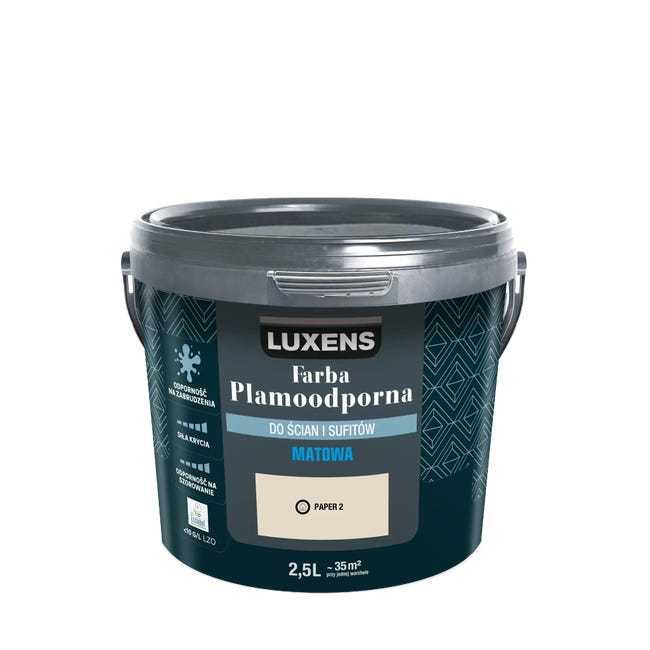 Farba Luxens Plamoodporna Paper 2 2.5 l
