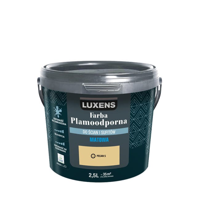 Farba Luxens Plamoodporna Pecan 5 2.5 l