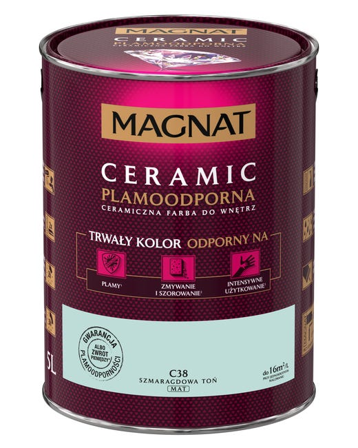 Farba Magnat Ceramic Szmaragdowa toń 5 l