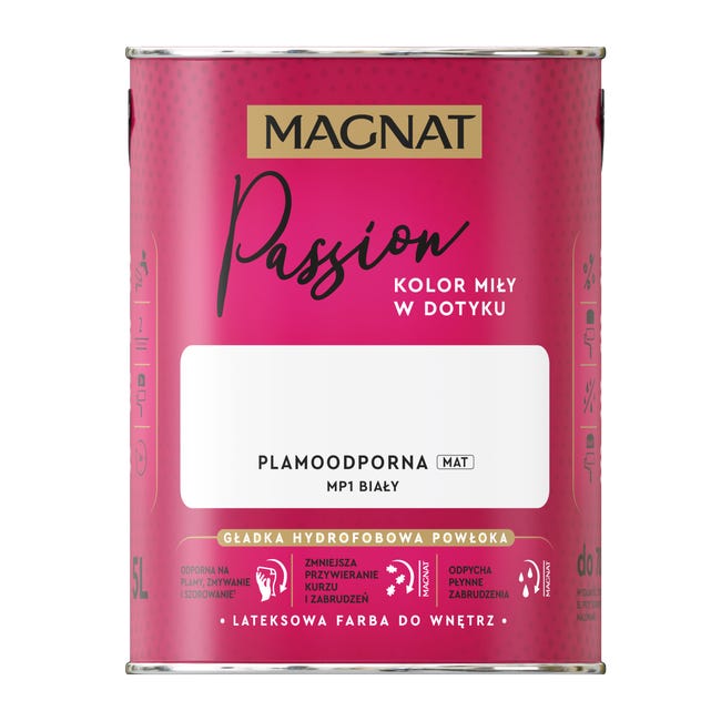 Farba Magnat Passion Biały 5 l