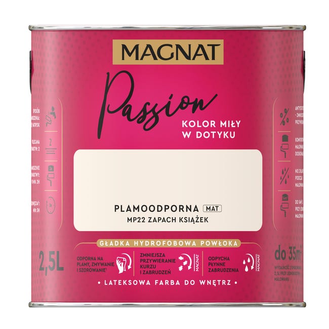 Farba Magnat Passion Zapach książek 2.5 l