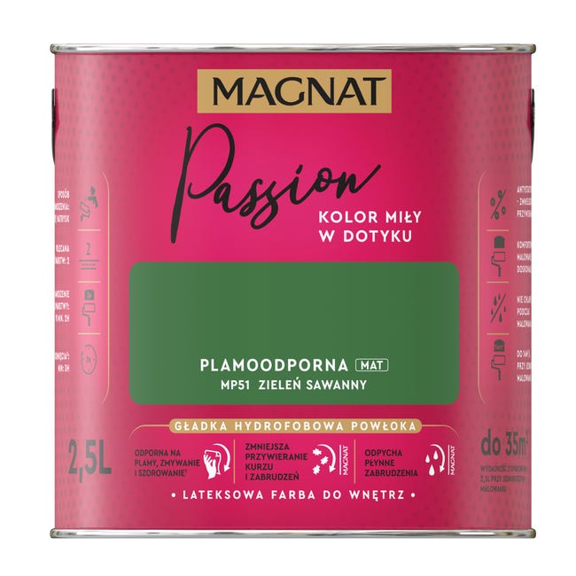 Farba Magnat Passion Zieleń sawanny 2.5 l