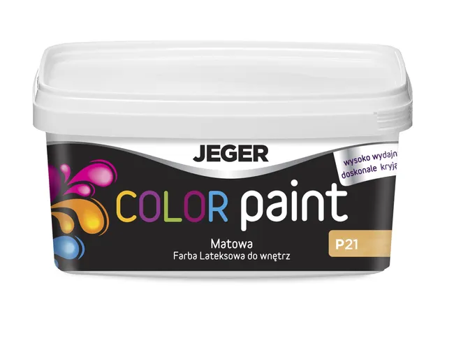 Farba dekoracyjna COLOR PAINT 1 l P0524 Lateksowa matowa JEGER
