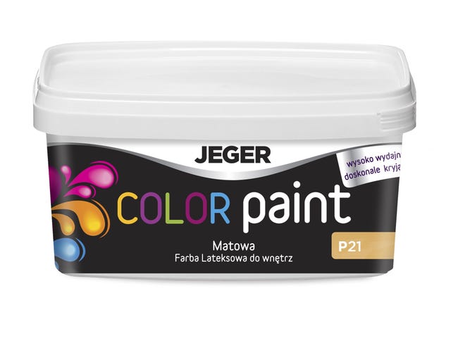 Farba dekoracyjna COLOR PAINT 1 l P1008 Lateksowa matowa JEGER