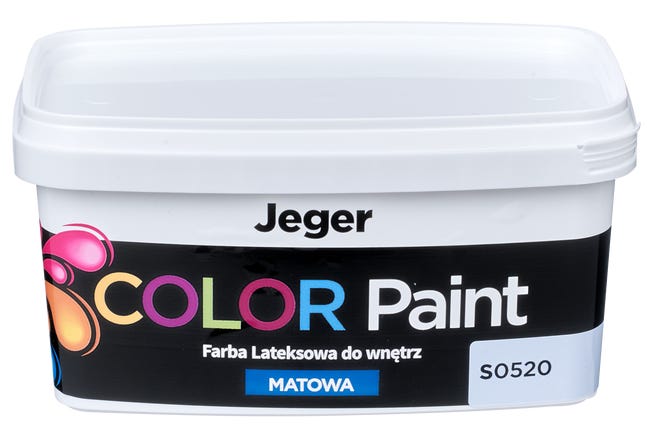 Farba dekoracyjna COLOR PAINT 1 l S0520 Lateksowa matowa JEGER