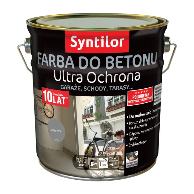 Farba do betonu ULTRA OCHRONA 2.5 l Stalowy SYNTILOR