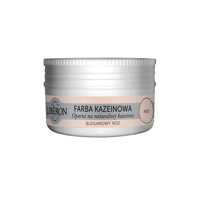 Farba do drewna KAZEINOWA 0.075 l Buduarowy róż Mat LIBERON