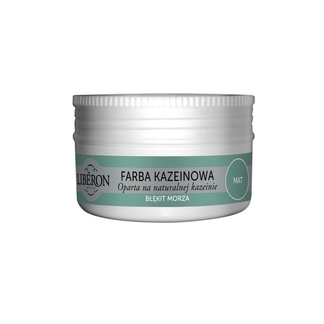 Farba do drewna KAZEINOWA 0.075 l Błękit morza Mat LIBERON